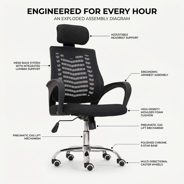 Homely Executive-V-Mesh-Chair