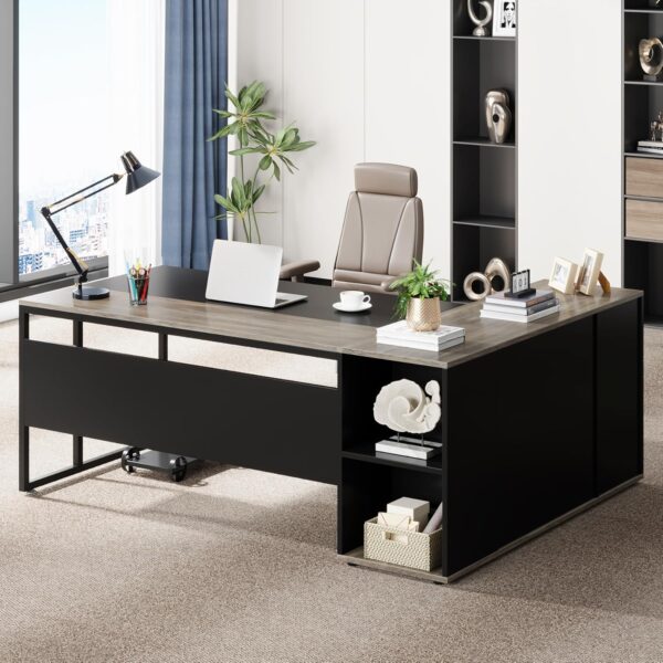 Homely Monarch L-Shape Executive Desk