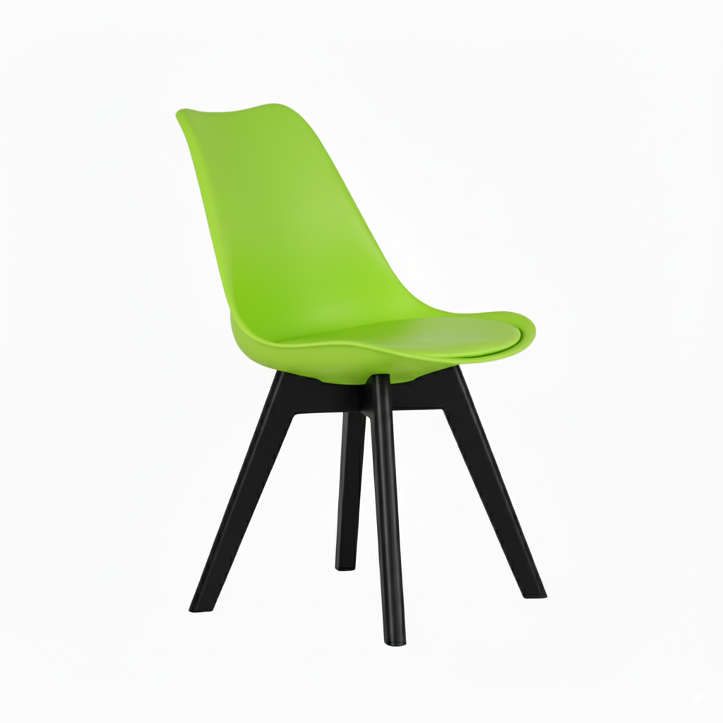 Homely Heavy Duty Tulip Chair Green