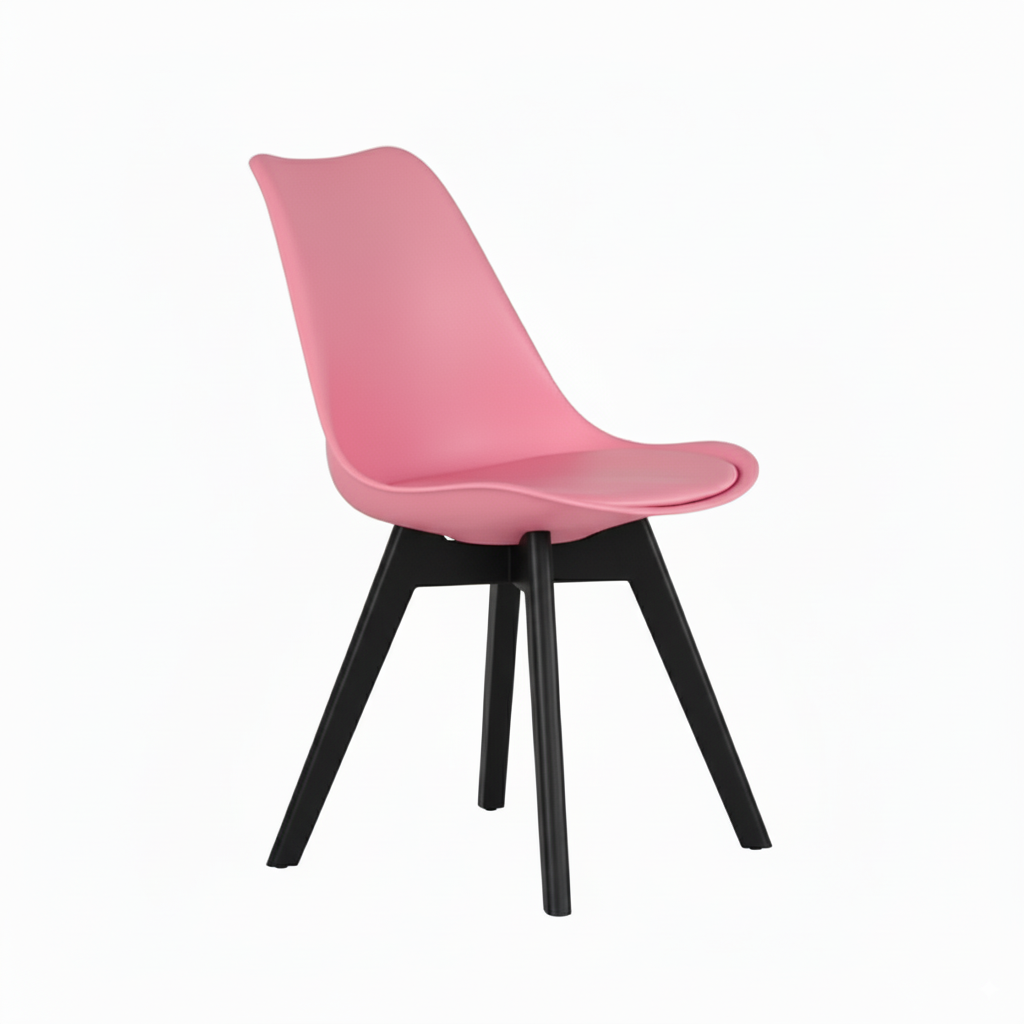 Homely Heavy Duty Tulip Chair Pink