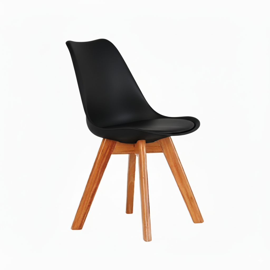 Homely Tulip Chair Black