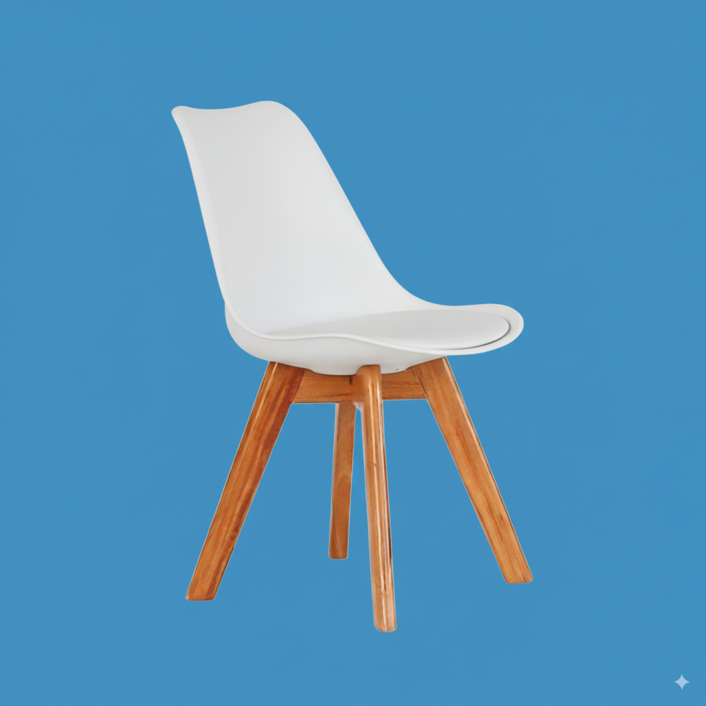 Homely Tulip Chair White