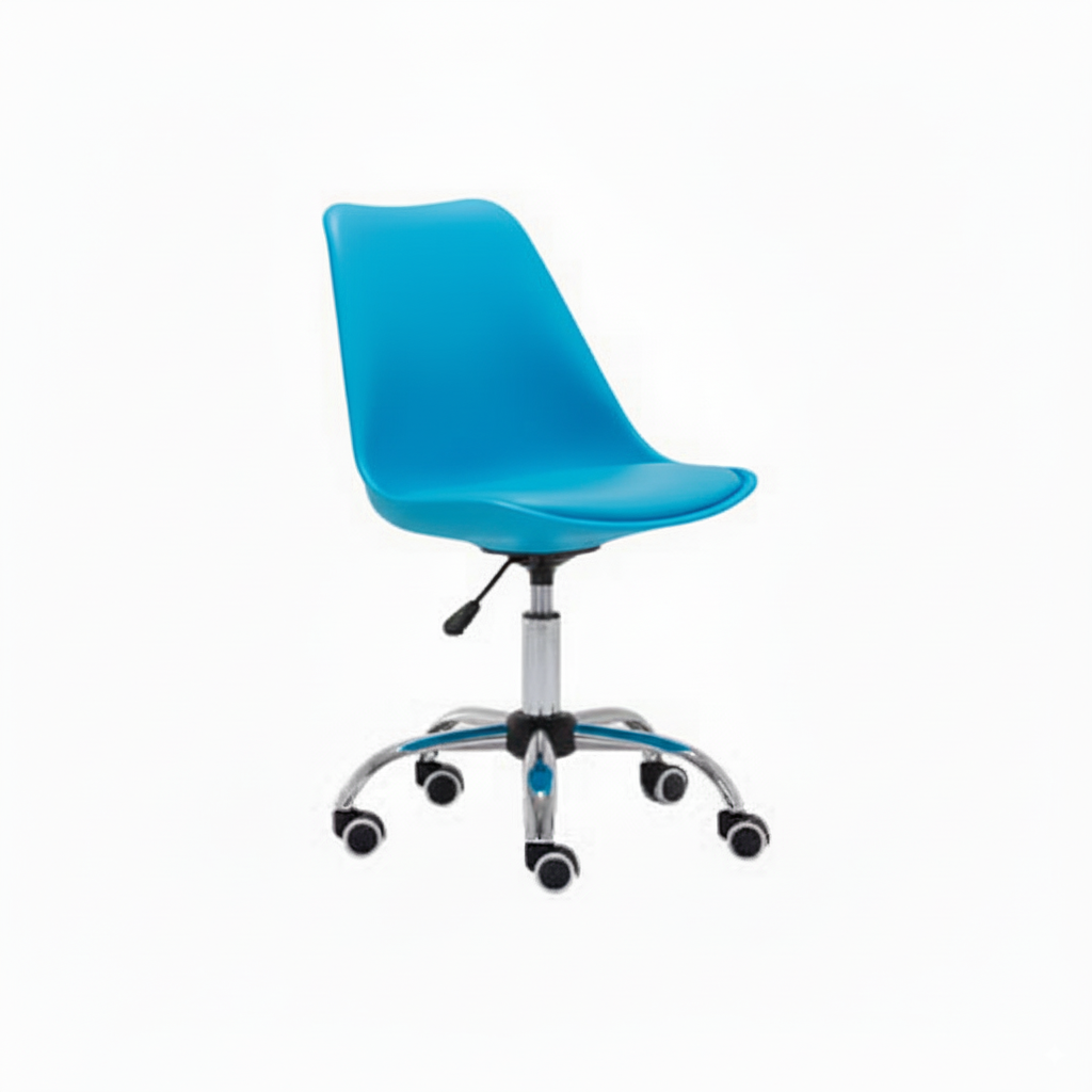 Homely Revolving Tulip Chair Blue