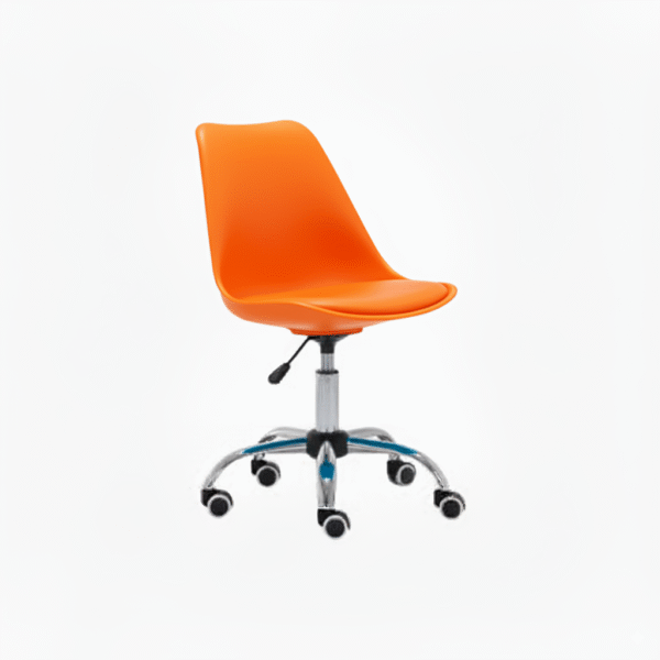 Homely Revolving Tulip Chair Orange