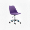 Homely Revolving Tulip Chair purple