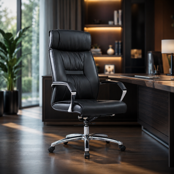 Homely Verta Leather Chair