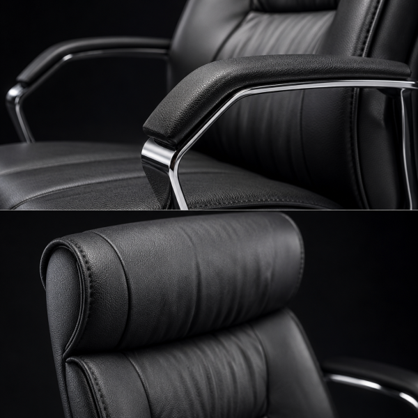 Homely Verta Leather Chair
