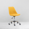 Homely Revolving Tulip Chair Yellow