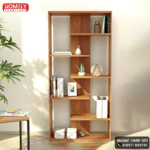 Aura Modern Asymmetric Bookshelf